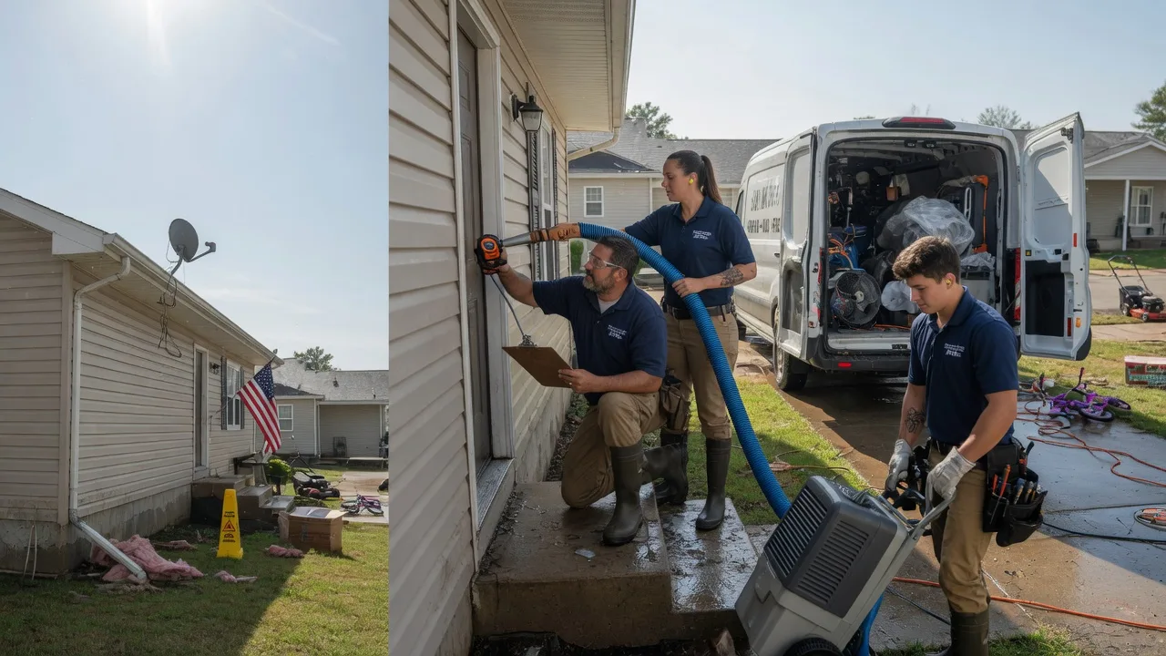 Ceiling Water Damage Restoration in Yatesville, GA near me